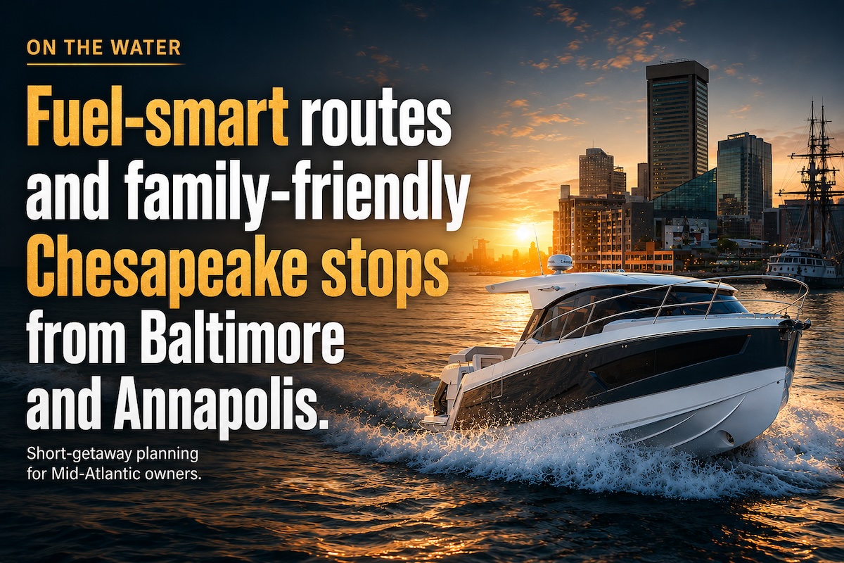 Chesapeake Bay weekenders by outboard cruiser: run planning, fuel considerations, and family-friendly stops from Baltimore and Annapolis